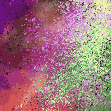 GIF de Jesucrisis con silueta de cóndor y contraste violeta.